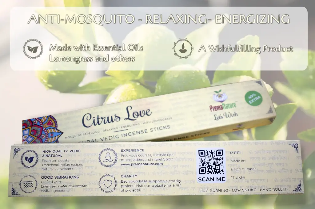 Citrus Love incense (12 pcs) 