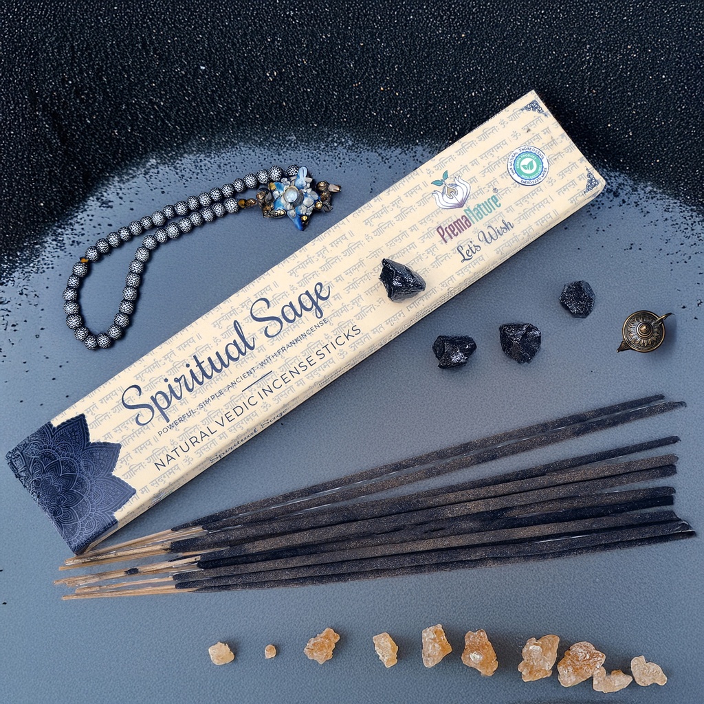 [SS02] Spiritual Sage wierook (Frankincense - 12 st) (Single Packet)
